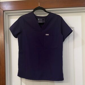 Figs Purple Jam Catarina Scrub Top